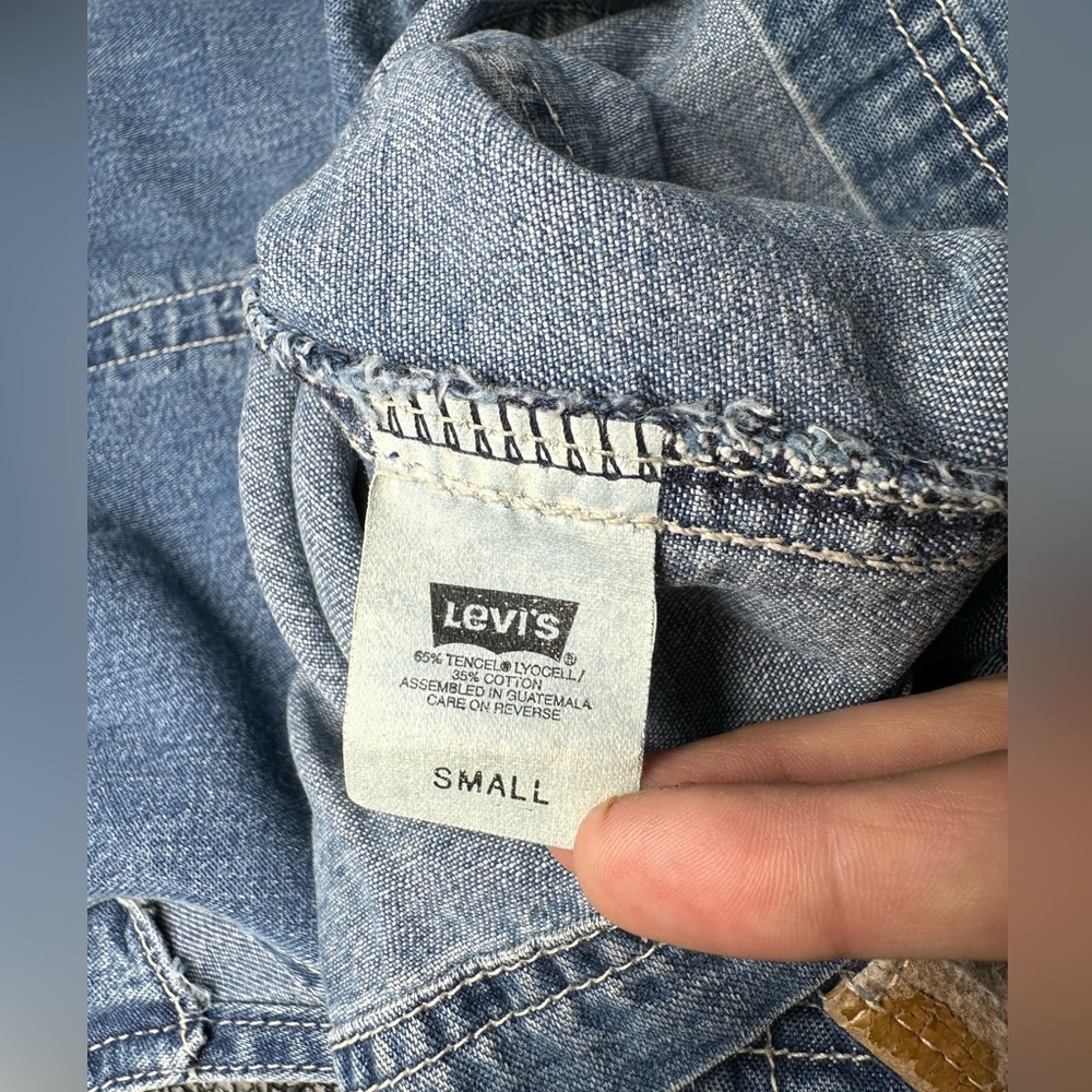 Levi’s Silvertab Vintage Denim Overall Dress 90s Y2K - Women’s Size Small - Picture 14 of 15